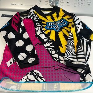 Fox kids jersey dirt bike clothing